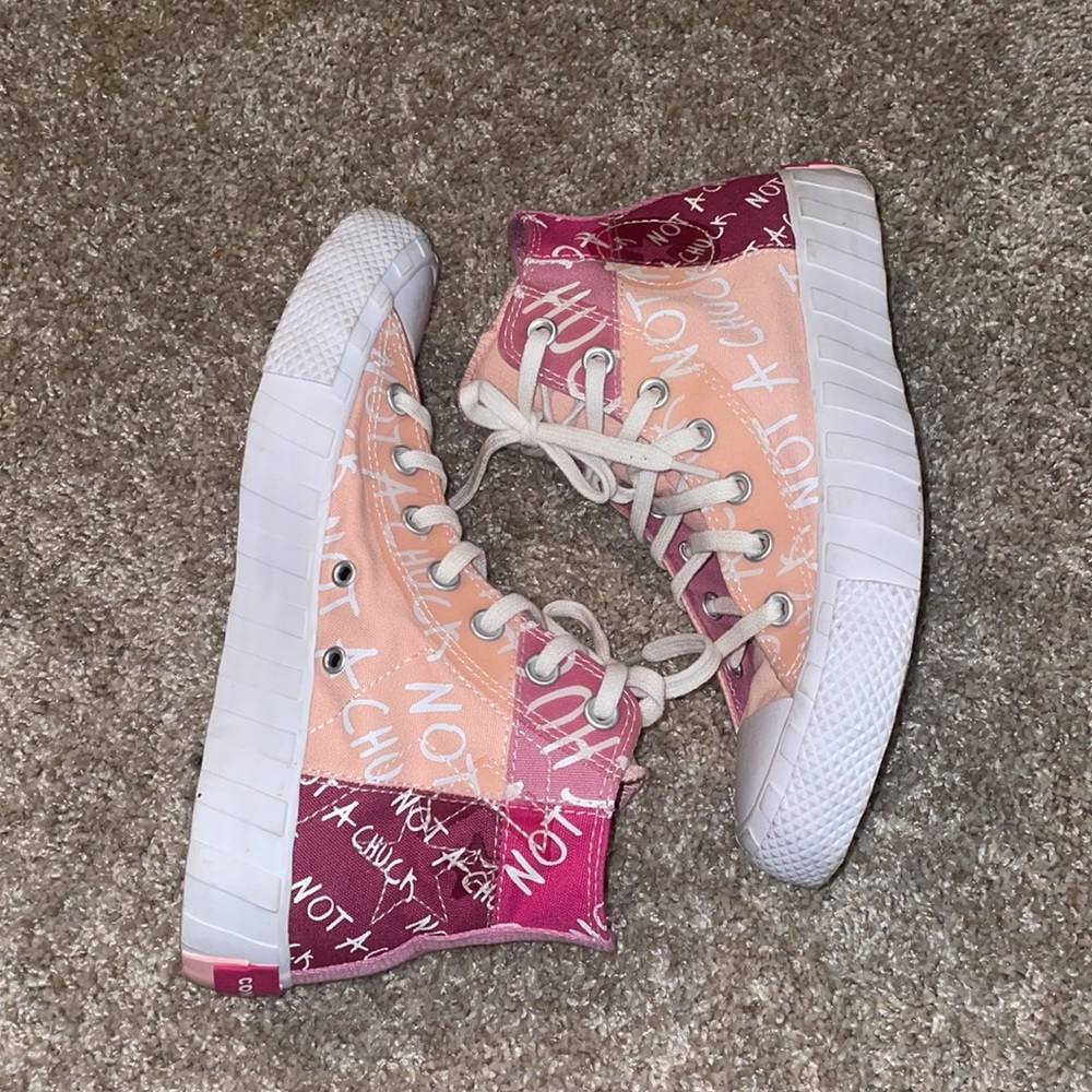 Converse UNT1TL3D High GS Storm Pink Not A Chuck Taylor Platform Sneaker Shoes